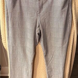 torrid Black and White Glen Plaid Ponte Pants
